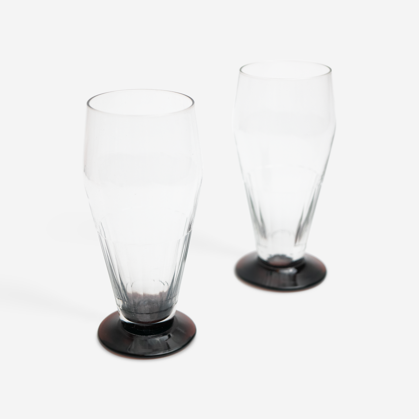 Likeurglazen - bruin - set van 2