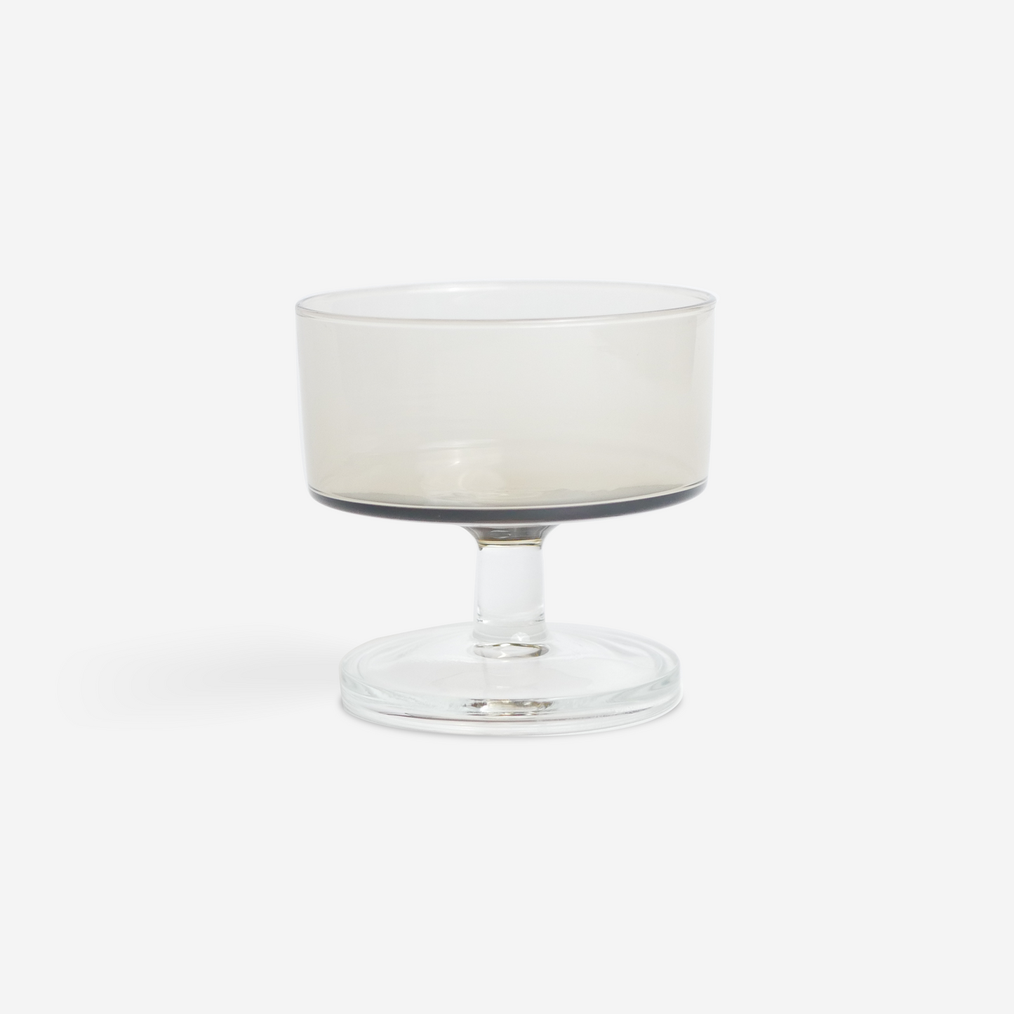 Champagne coupes - gerookt - set van 4