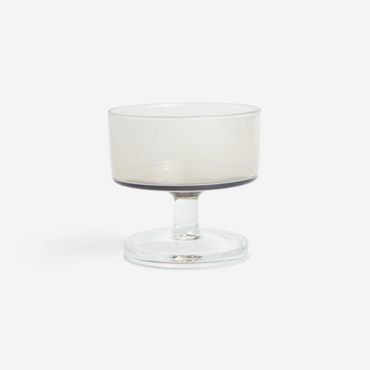 Champagne coupes - gerookt - set van 4