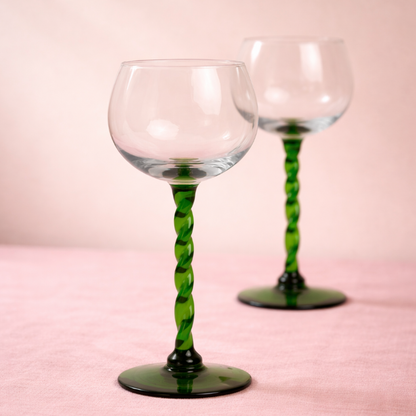 Alsace wine glasses - twister - set of 2