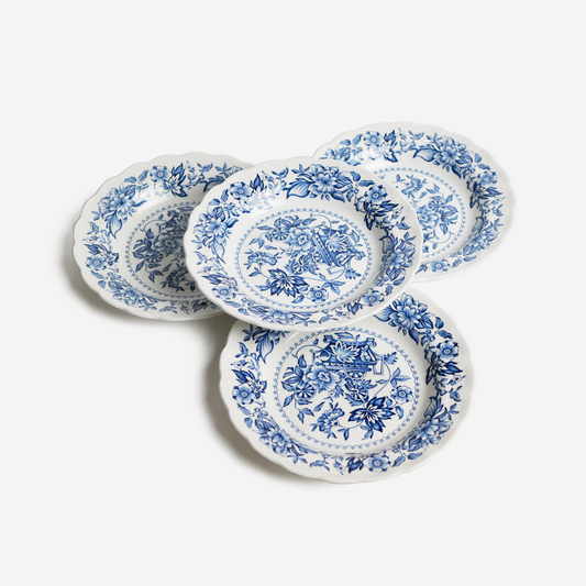 Dinner plates - decorated - set of 6