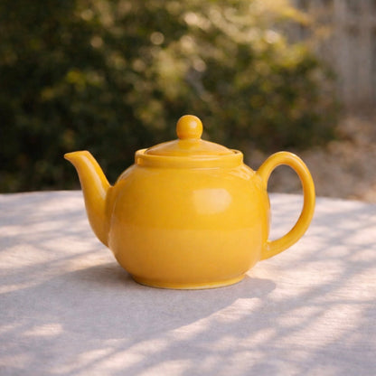 Yellow teapot