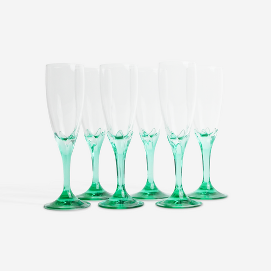 Emerald tulip champagne