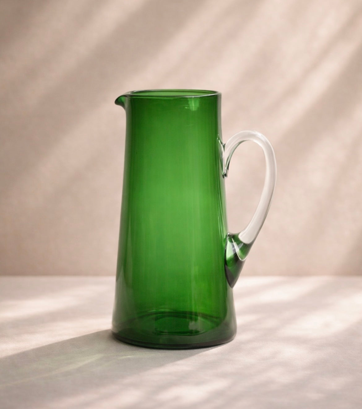 Dark green pitcher