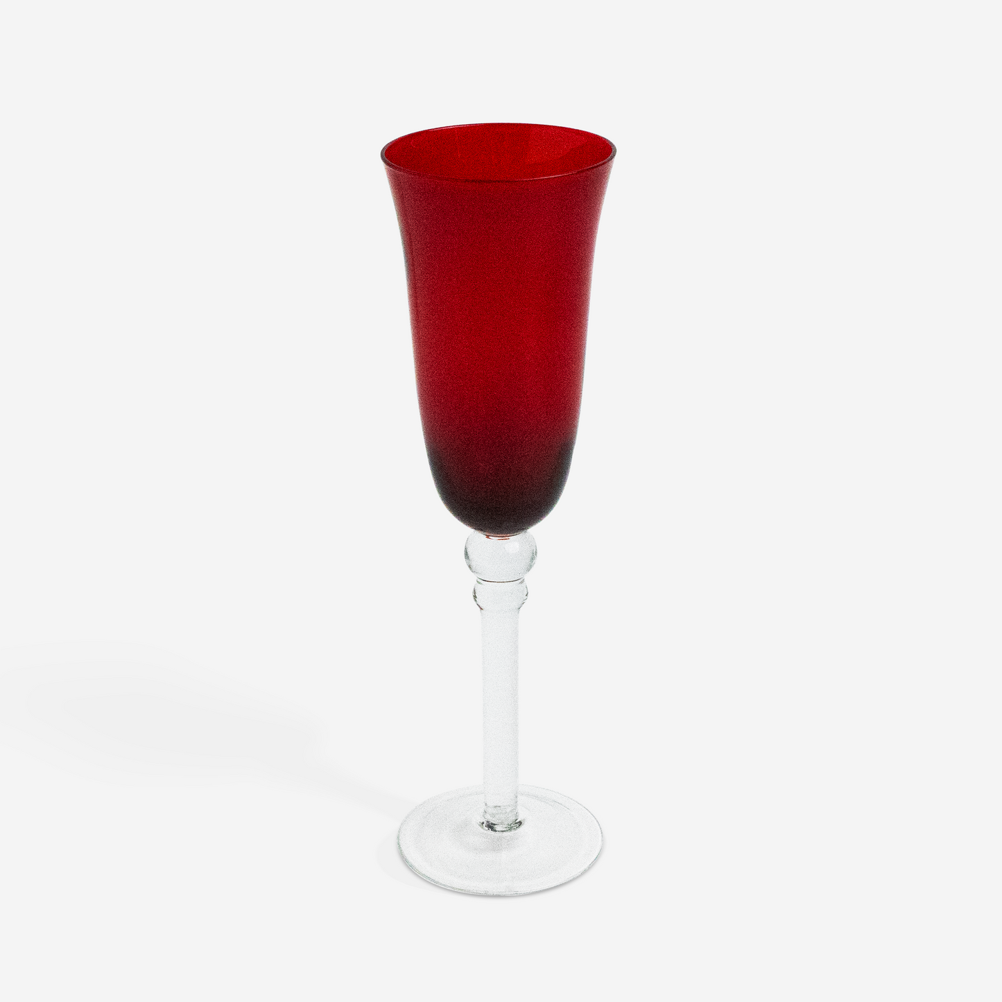 Champagneglazen - Rood - Set van 4