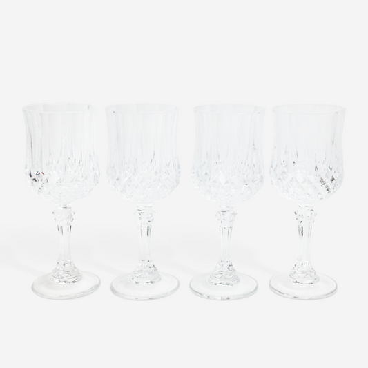 Dessert wine glasses - crystal - set of 4