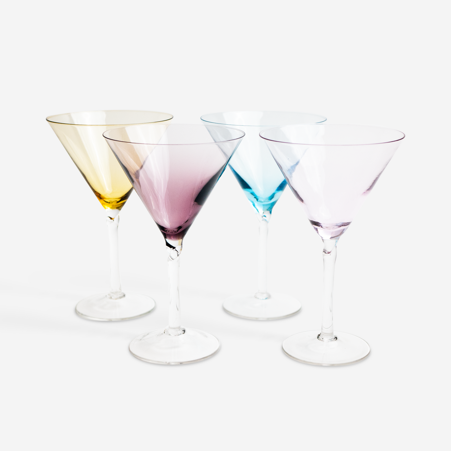 Cocktailglazen - Multicolor - set van 4