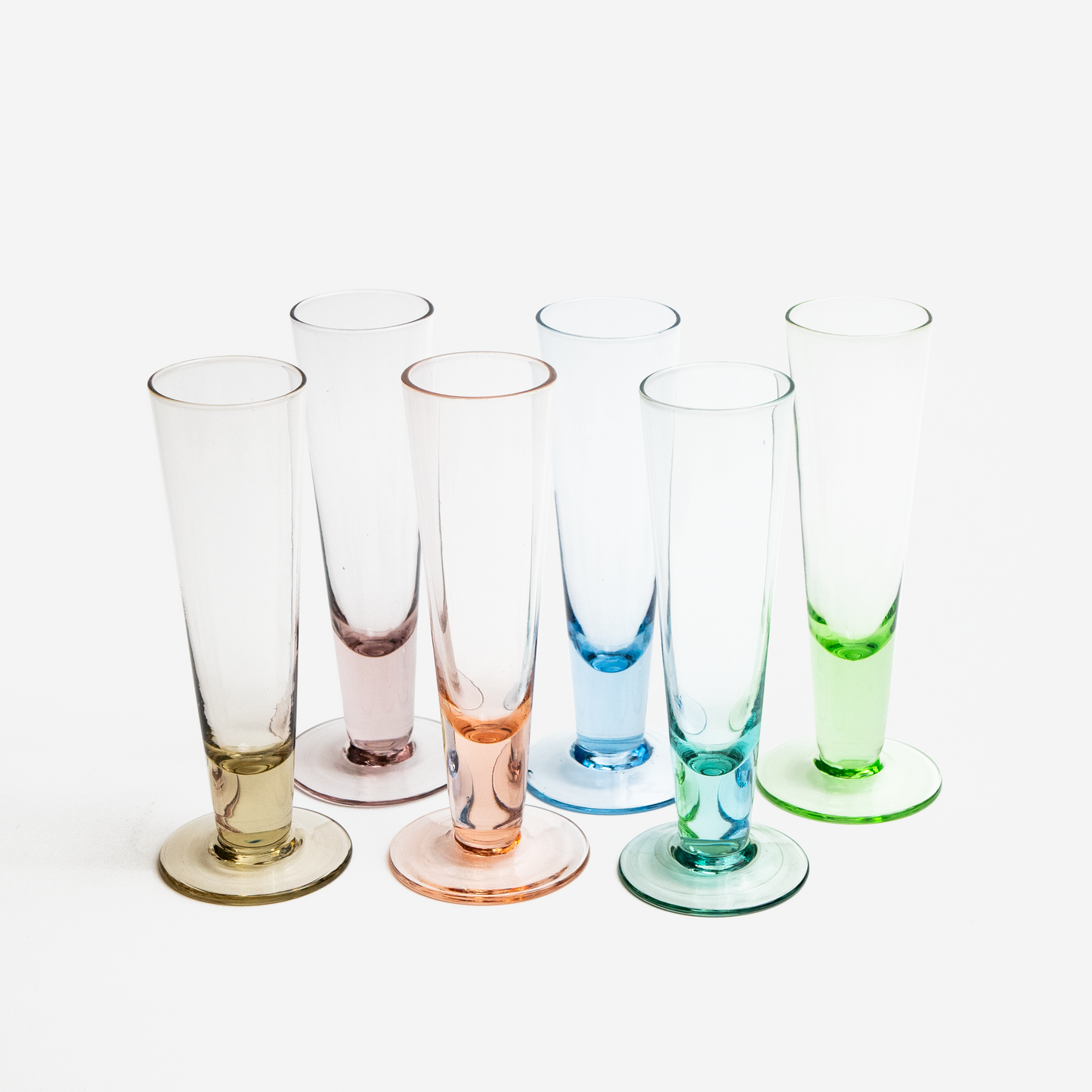 Likeurglazen - Multicolor - Set van 6