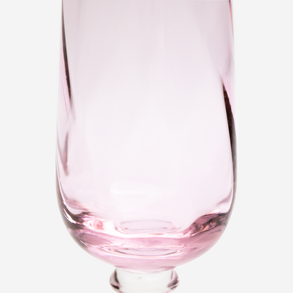 Champagneglazen - roze - set van 2