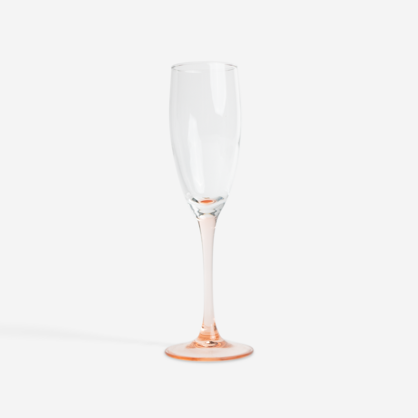 Champagne glasses - pink - set of 6