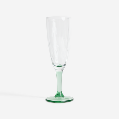 Champagneglazen - groen - set van 2