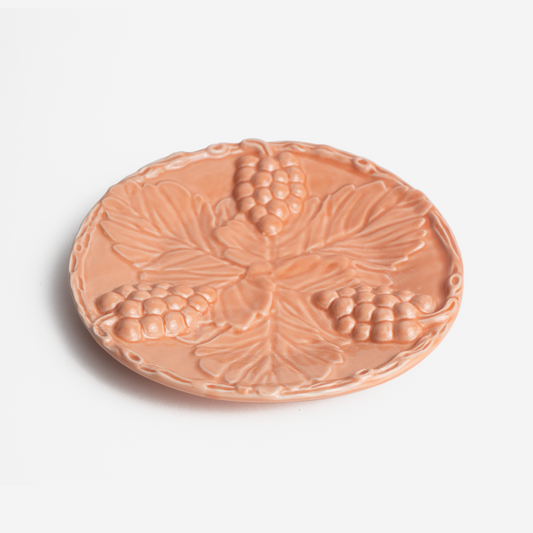 Serving plate - grapes - pink