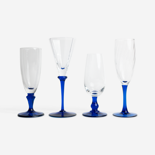 Champagne glasses - mix & match - set of 4