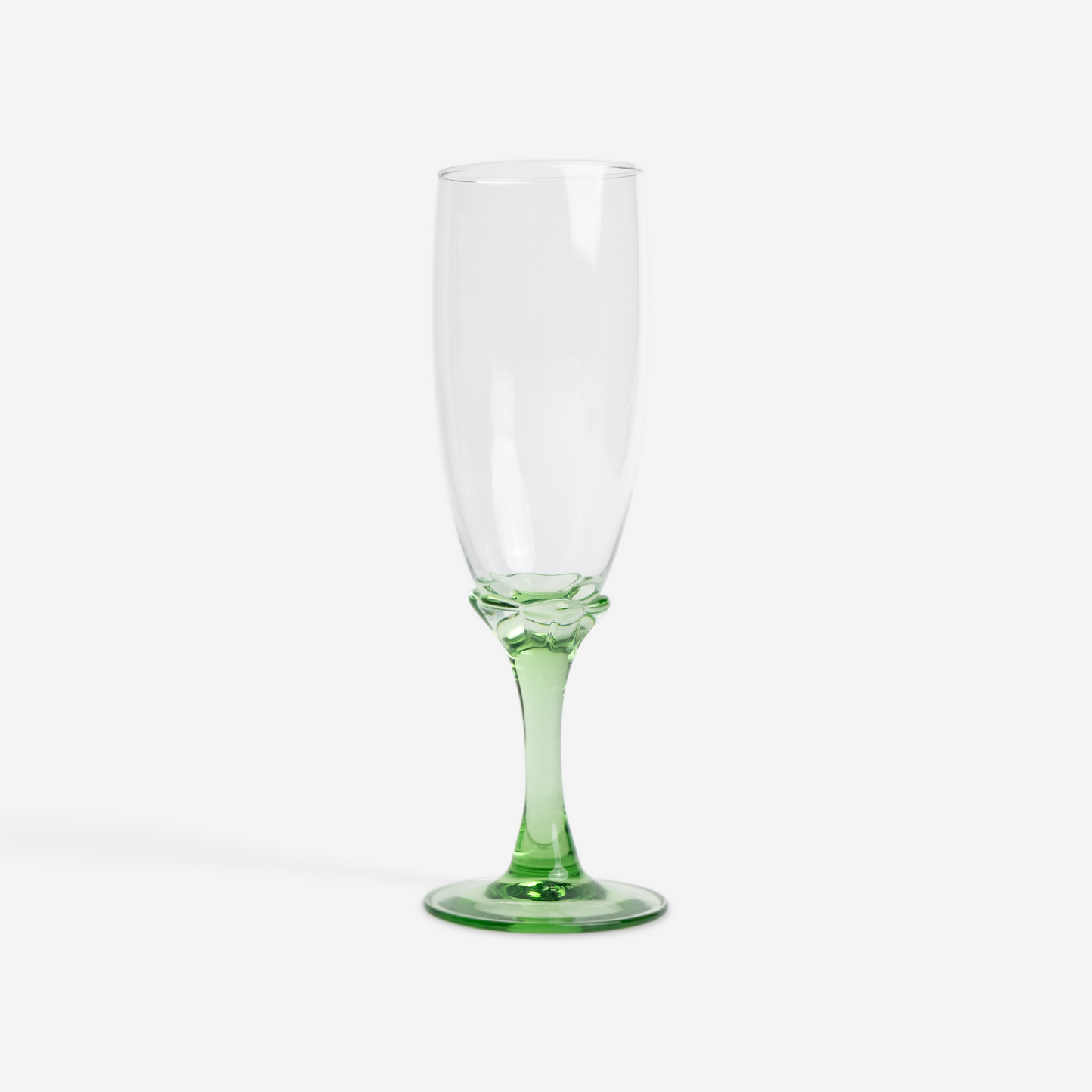 Champagneglazen - groen - set van 4