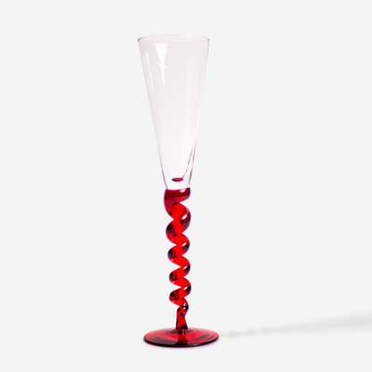 Champagne flutes - Spiraal - Set van 2