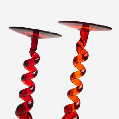 Champagne flutes - Spiraal - Set van 2