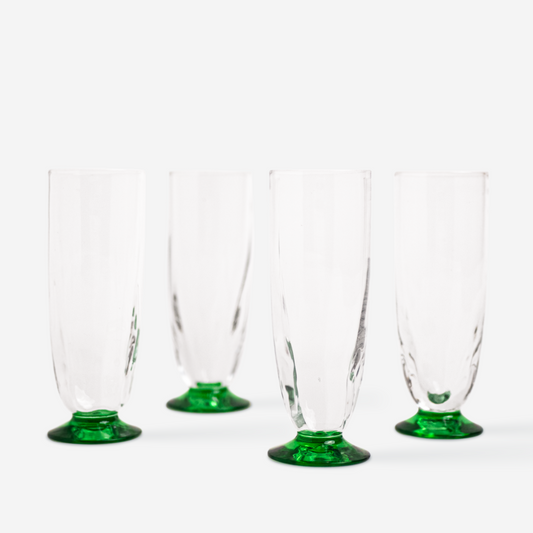 Liqueur glasses - green - set of 4