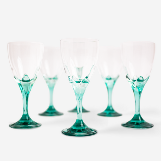 Red wine glasses - tulip - set of 6