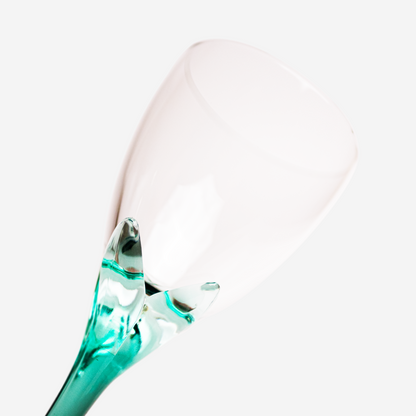 Rode wijnglazen - tulp - set van 6