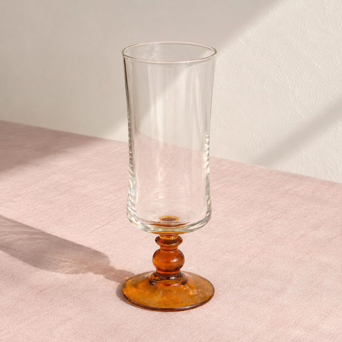 Champagneglazen - Amber - Set van 4