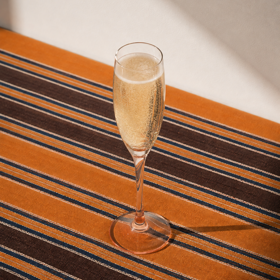 Champagne glasses - pink - set of 6